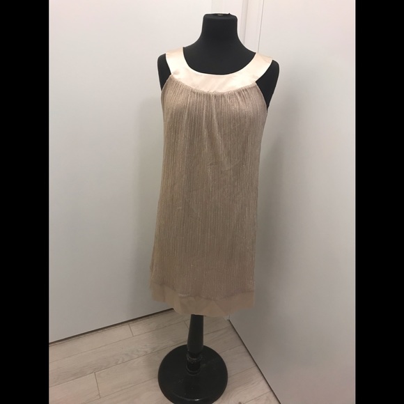 ❤️Golden sleeveless dress S - Picture 1 of 2